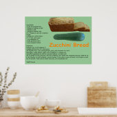 Zucchini Bread Recipe Print (Keuken)
