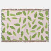 Zucchini Courgette Summer Squash Pattern Deken (Voorkant)