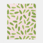 Zucchini Courgette Summer Squash Pattern Fleece Deken (Voorkant)