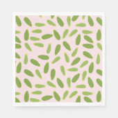 Zucchini Courgette Summer Squash Pattern Servet (Voorkant)