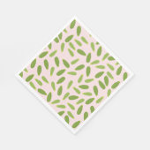 Zucchini Courgette Summer Squash Pattern Servet (Hoek)