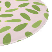 Zucchini Courgette Summer Squash Pattern Snijplank (Hoek)