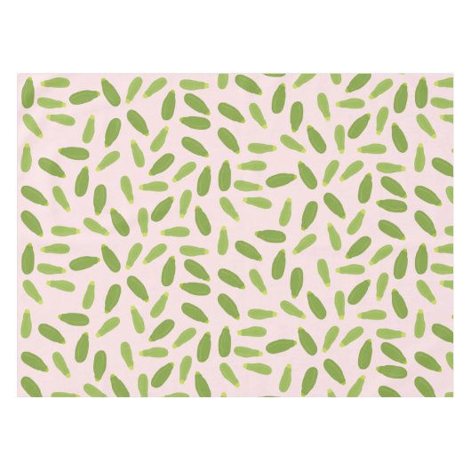 Zucchini Courgette Summer Squash Pattern Tafelkleed (Voorkant (Horizontaal))
