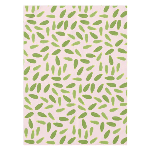 Zucchini Courgette Summer Squash Pattern Tafelkleed (Voorkant)