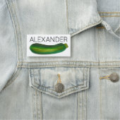 Zucchini Courgette Zomer Groente Tuinman Boerderij Naamplaatje (In situ)