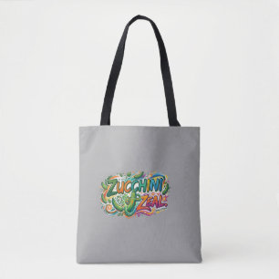 Zucchini-enthousiasme - Leuk grafisch T-shirt met  Tote Bag