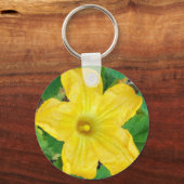 Zucchini Flower Sleutelhanger (Voorkant)