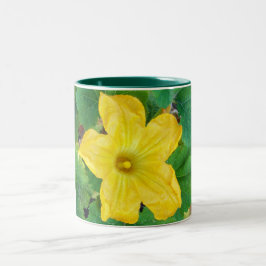 Zucchini Flower Tweekleurige Koffiemok