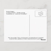 Zucchini Hummus Briefkaart (Achterkant)