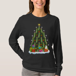 Zucchini Kerstboom Verlichting Kerstman Zucchini K T-shirt