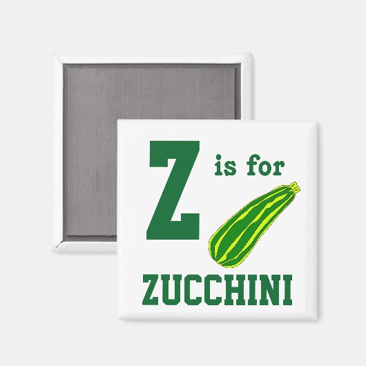 Zucchini Magneet (Voorkant / Achterkant)