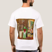 Zucchini Pizza T-shirt (Achterkant)