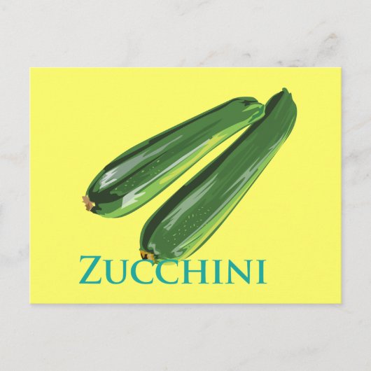 Zucchini Squash Briefkaart (Voorkant)