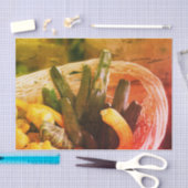 Zucchini Squash Gourd Vegetables  Ontkoppeling Tissuepapier (Craft)