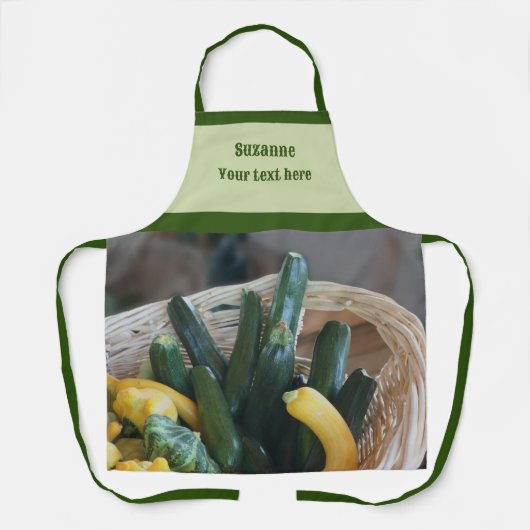 Zucchini Squash Gourds Vegetables Specialized Schort (Voorkant)