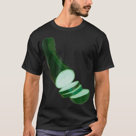 Zucchini Squash Halloween Costume Veggie Salad Gr T-shirt (Voorkant)