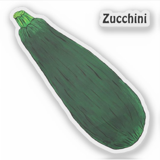 Zucchini Sticker (Voorkant)