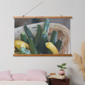 Zucchini Summer Squash Gourds Vegetables Hangend Wandkleed (Slaapkamer)