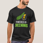 Zucchini Vegetable Bread Fries Noodle Lasagna Plan T-shirt (Voorkant)