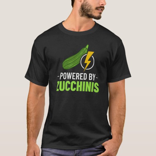Zucchini Vegetable Bread Fries Noodle Lasagna Plan T-shirt (Voorkant)