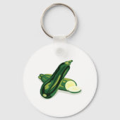 Zucchini Vegetable Sleutelhanger (Voorkant)