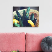 Zucchini Zomer Squash Pompoenen Groenten Canvas Afdruk (Insitu (Woonkamer))