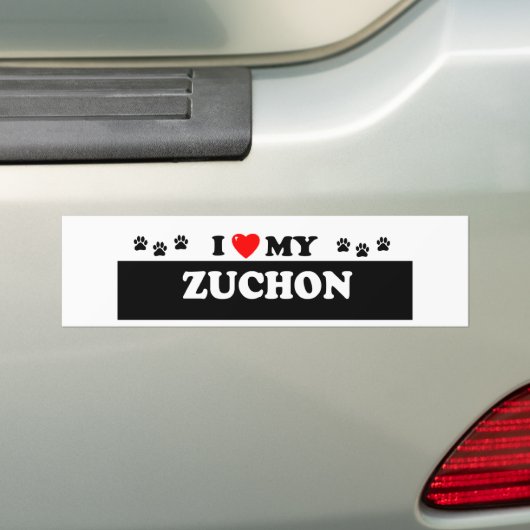 ZUCHON BUMPERSTICKER (Op auto)