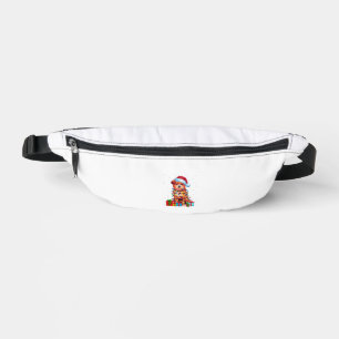 Zuchon Hond Lelijke Xmas Lights Santa Hat Zuchon H Heuptasje