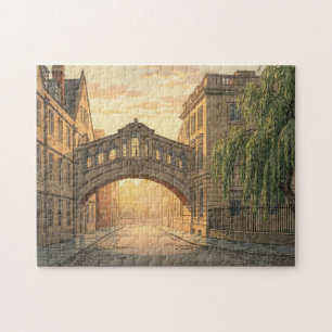 Zuchtbrug in Universiteit van Oxford  Legpuzzel