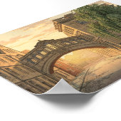 Zuchtbrug in Universiteit van Oxford Poster (Hoek)