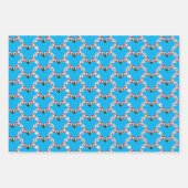 Zuckerstangen Herz Rentiere Inpakpapier Vel (Voorkant 2)