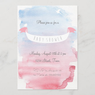 Zuckersüße Baby Shower Einladung Kaart