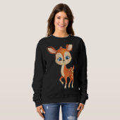 Zuckersüßer Baby Rehkitz Trui (Voorkant volledig)