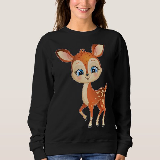 Zuckersüßer Baby Rehkitz Trui (Voorkant)