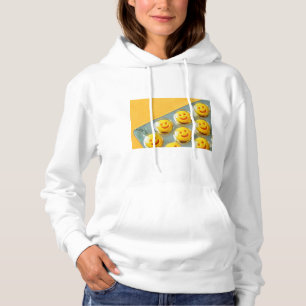 Zufte hoodie met grappige “Stel jezelf voor” citaa