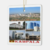zUG010 KAMPALA Mosaic, Afrika, Oeganda, Keramisch Ornament (Links)