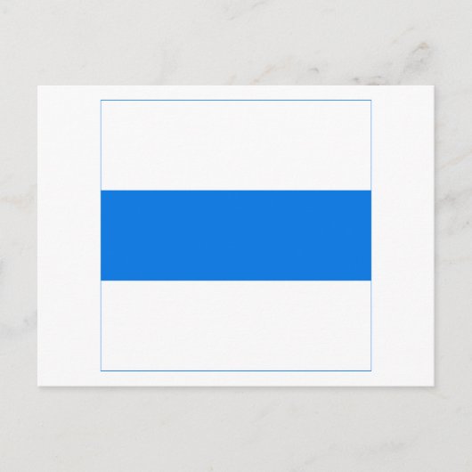 Zug Flag Briefkaart (Voorkant)