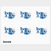 Zug Ronde Sticker (Vel)