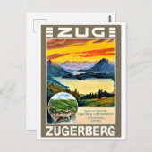 Zug, Zegerberg, Zwitserland,  Briefkaart (Voorkant / Achterkant)