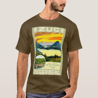 Zug Zugerberg Swiss Funicular Railway  Swis T-shirt