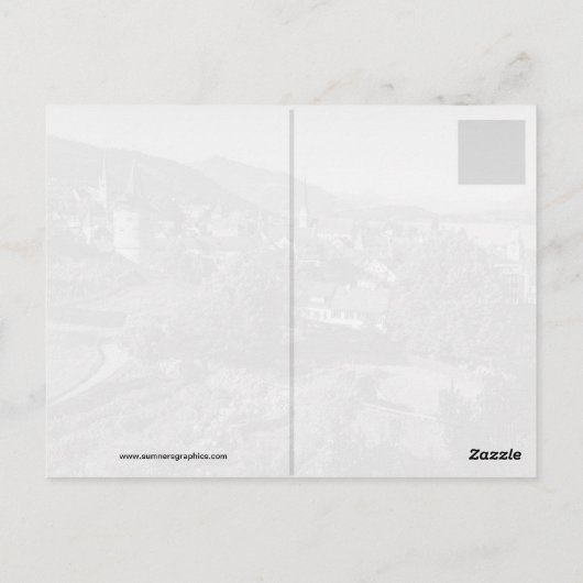 Zug Zwitserland Briefkaart (Achterkant)