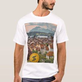 Zug, Zwitserland* SOLANA * Geboortetoestemming T-shirt