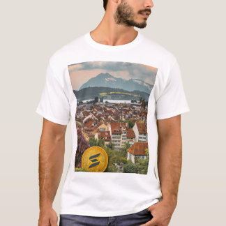 Zug, Zwitserland* SOLANA * Geboortetoestemming T-shirt