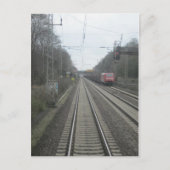 Zuggleise mit Bahn Briefkaart (Voorkant)
