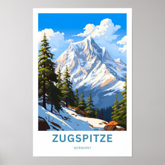 Zugspite Duitsland Reisprint Poster