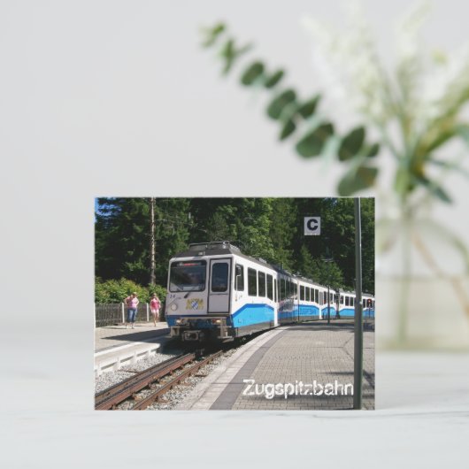 Zugspitzbahn Briefkaart (Staand voorkant)