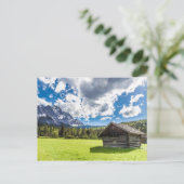 Zugspitze Alm Panorama Garmisch-Partenkirchen Post Feestdagenkaart (Staand voorkant)