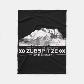 Zugspitze Alps Wetterstein Mountains Hiking Climbi Fleece Deken
