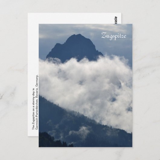 Zugspitze briefkaart (Voorkant / Achterkant)