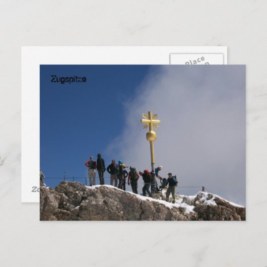Zugspitze Briefkaart (Voorkant / Achterkant)